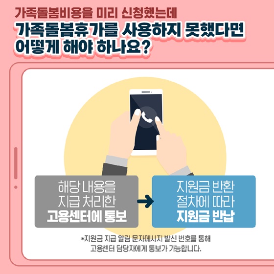 가족돌봄비용 긴급지원