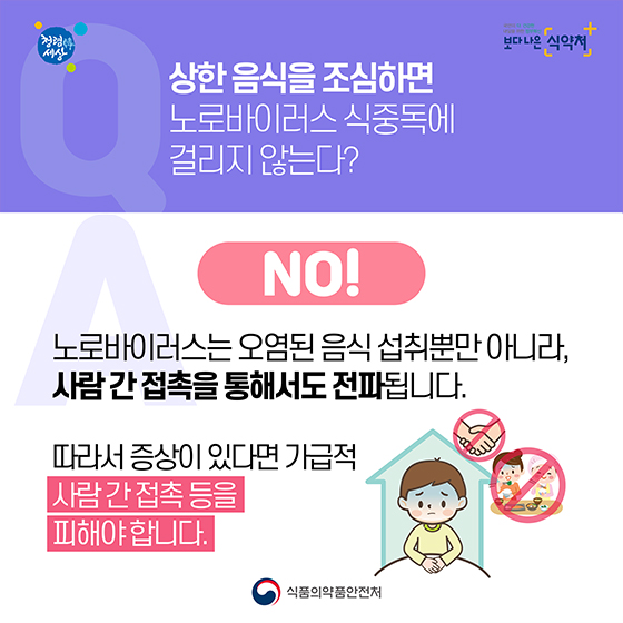 [Q&A] 노로바이러스 식중독 바로알기