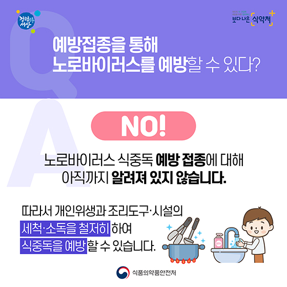 [Q&A] 노로바이러스 식중독 바로알기
