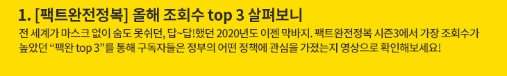 1. [팩트완전정복] 올해 조회수 top 3 살펴보니