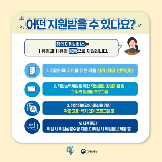 #국민취업지원제도 나도 지원받을 수 있을까?
