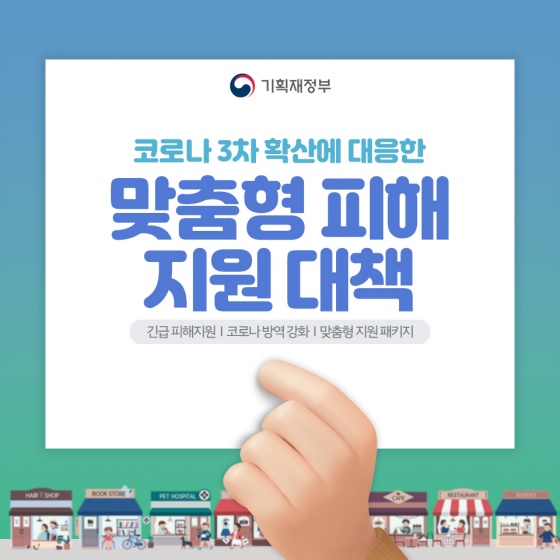 코로나 3차 확산 대응 맞춤형 피해지원 대책