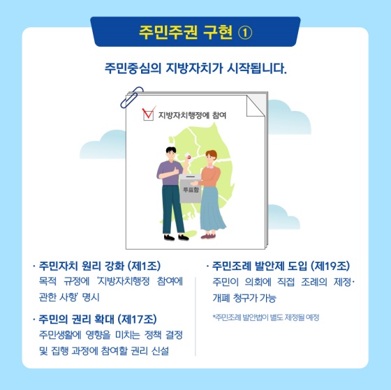 주민주권 구현