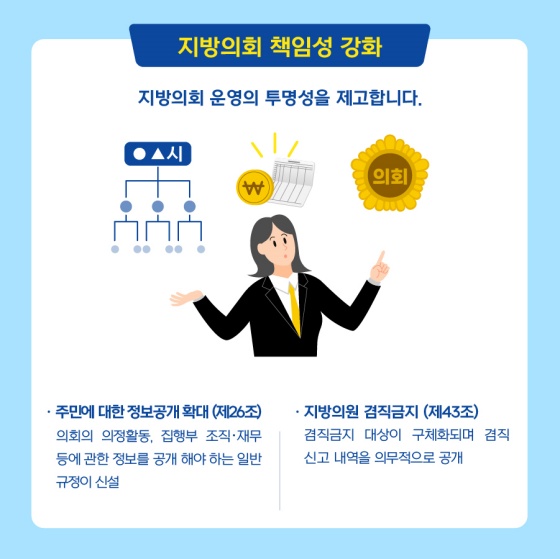 지방의회 책임성 강화