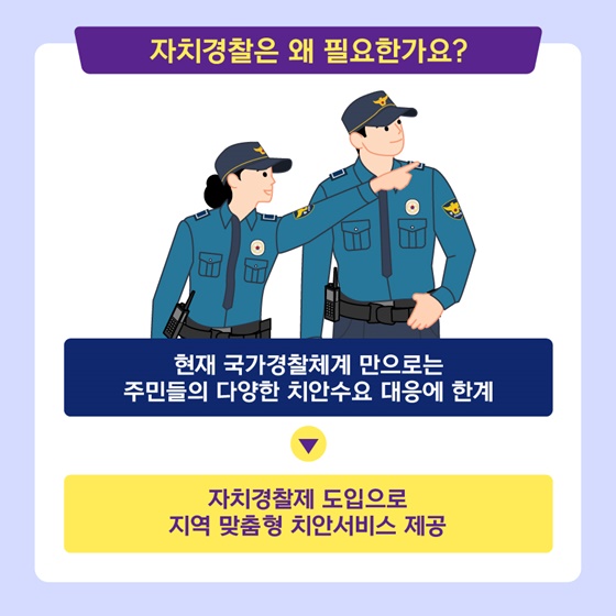 자치경찰은 왜 필요한가요?