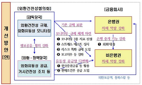 금융회사 외환건전성 제도 및 유동성 공급체계 변화