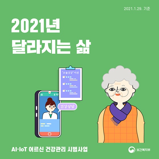 AI·loT 어르신 건강관리 시범사업