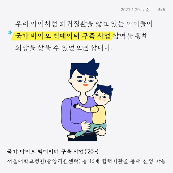 국가 바이오 빅데이터 구축 사업