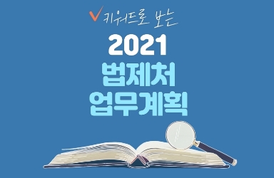 키워드로 보는 2021 법제처 업무계획  이미지