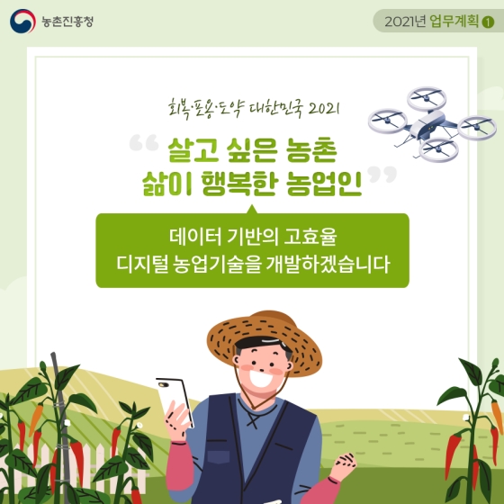 데이터 기반 고효율 디지털 농업기술 개발