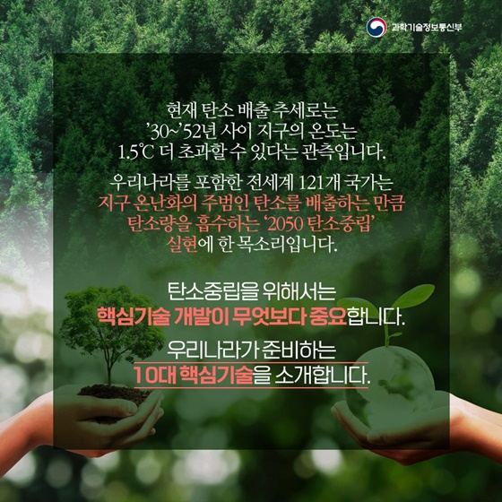 우리나라가 준비하는 10대 핵심기술