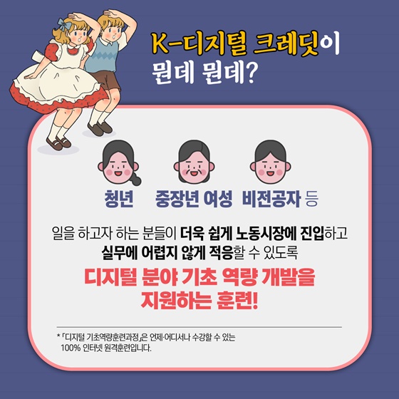 K-디지털 크레딧이 뭔데 뭔데?