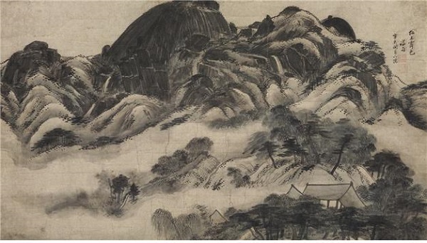 정선 필 인왕제색도, 국보 제216호.