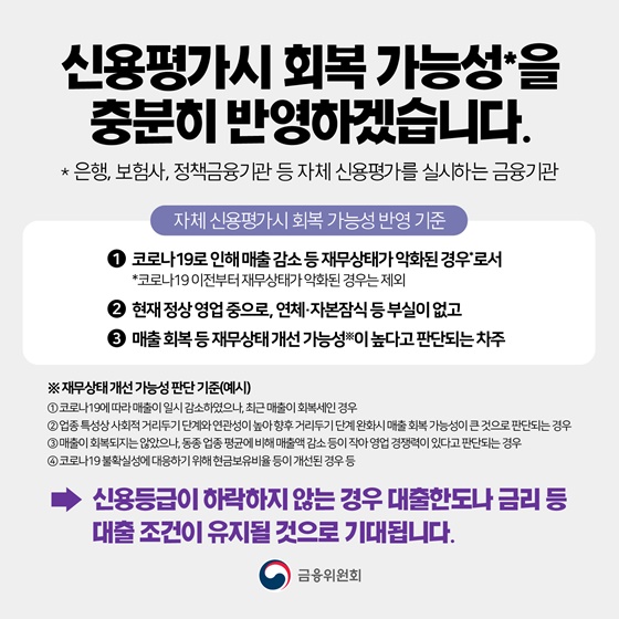 코로나19 피해 소상공인 금융지원 '직접 소규모 진공대출' 코로나19 피해 소상공인 금융지원 '직접 소규모 진공대출'
