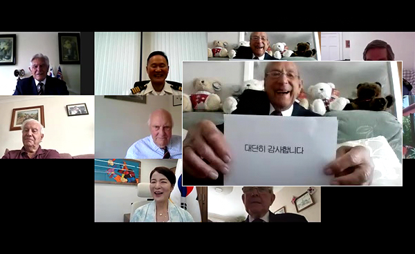 호주의 예비역 준장 콜린 칸 씨를 비롯해 세계 각국의 6·25 해외참전용사들로부터 감동을 담은 감사의 메시지가 전해졌다.(사진=외교부)
