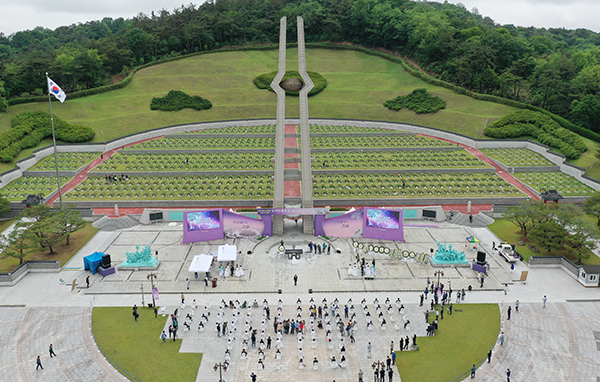 광주시 북구 국립 5·18 민주묘지. (사진=저작권자(c) 연합뉴스, 무단 전재-재배포 금지)