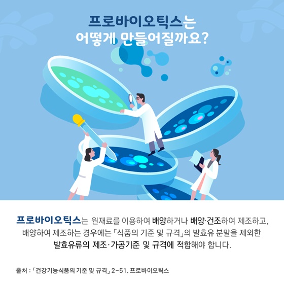 프로바이오틱스는 어떻게 만들어질까요?