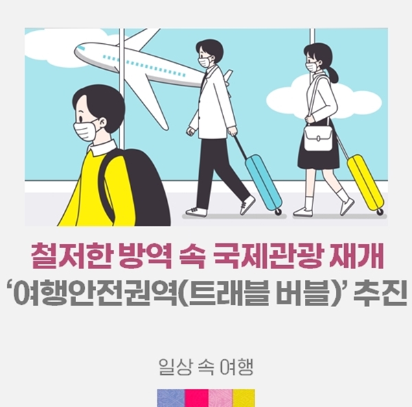 7월부터 '트래블 버블' 이 추진된다.(출처=문화체육관광부 블로그)