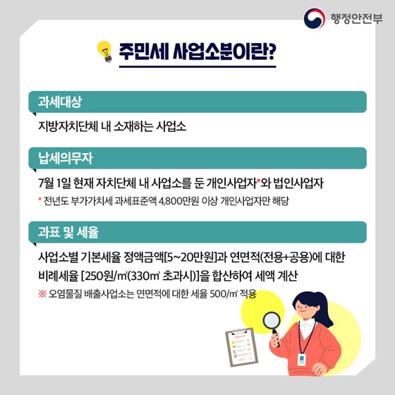 주민세 사업소분이란?