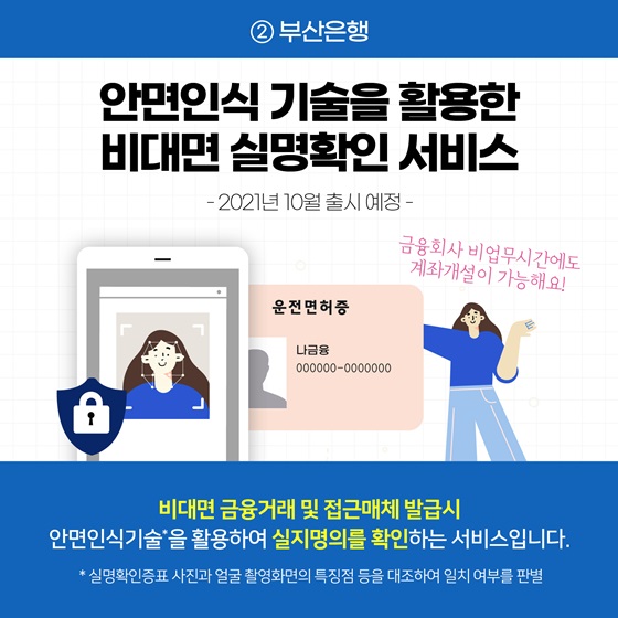 안면인식 기술을 활용한 비대면 실명확인 서비스