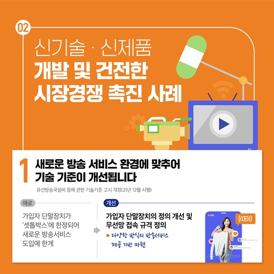 신기술·신제품 개발 및 건전한 시장경쟁 촉진 사례