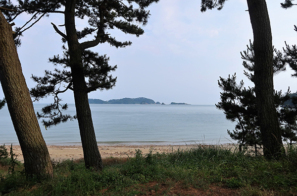 수루미해변 산책길.