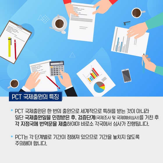 PCT 국제출원의 특징