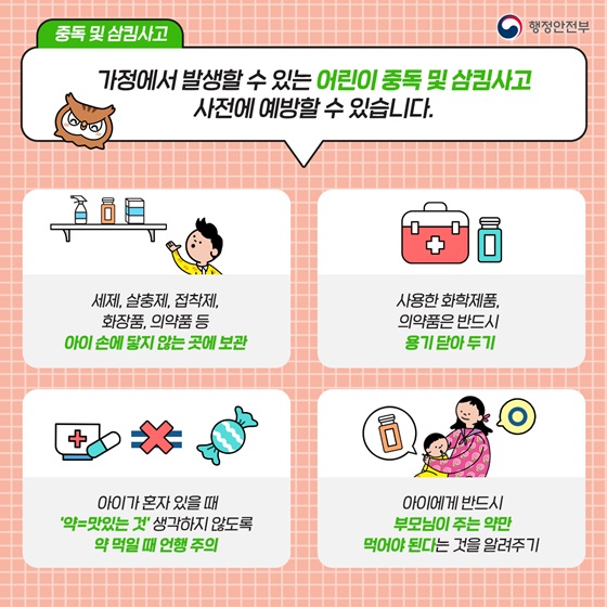 중독 및 삼킴사고