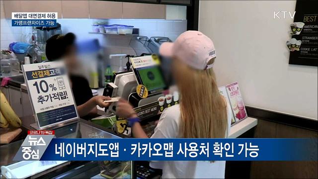 &apos;국민지원금&apos; 배달앱·프랜차이즈 사용은?