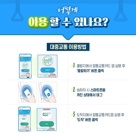 대중교통 이용방법