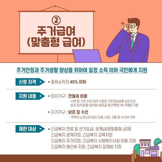 2. 주거급여(맞춤형 급여)