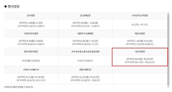 2021 대한민국 수산대전은 연중 진행되는 행사다.(출처=https://fsale.kr/home/start.php)