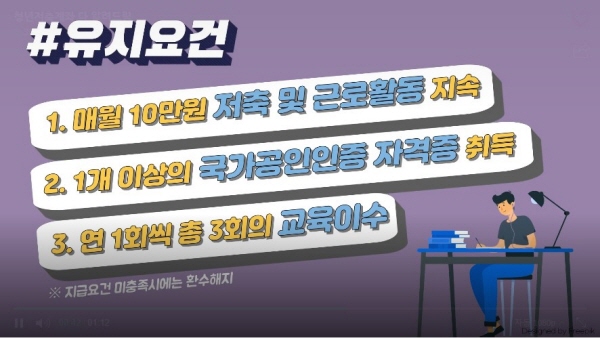 다만 적립금을 모두 받으려면 몇 가지 조건이 필요하다.(출처 : 보건복지부)