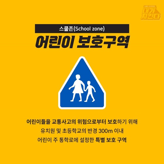 스쿨존(School zone) 어린이 보호구역