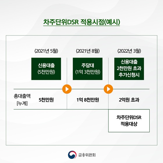 [차주단위DSR 적용시점(예시)]