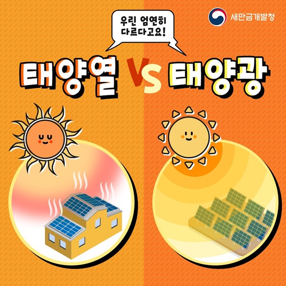 태양열 vs 태양광