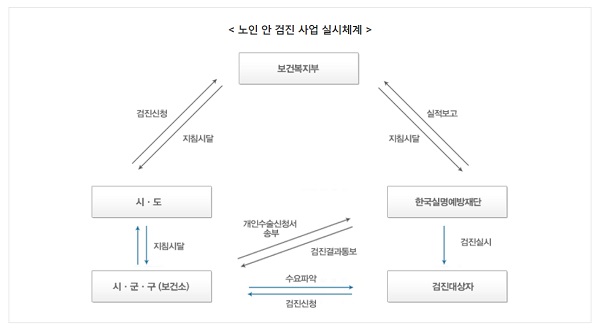 안 검진과 질환 수술 지원 체계(출처=보건복지부)