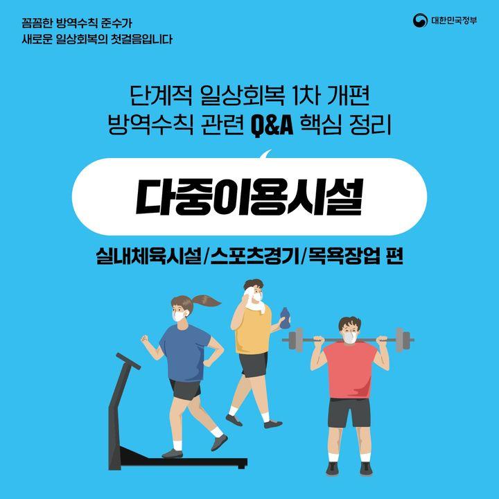 단계적 일상회복 1차 개편 방역수칙 관련 Q&A 핵심 정리 다중이용시설