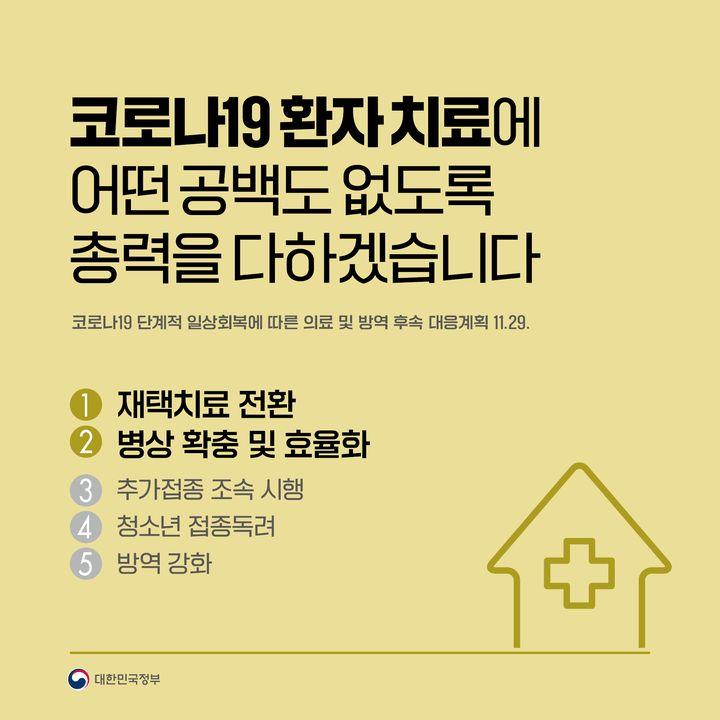 코로나19 환자 치료에 어떤 공백도 없도록 총력을 다하겠습니다.