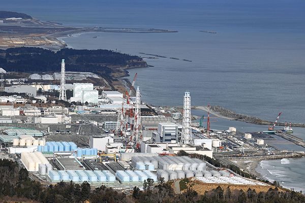 일본 후쿠시마현에 있는 원자력 발전소.(사진=저작권자(c) Kyodo News/연합뉴스, 무단 전재-재배포 금지)
