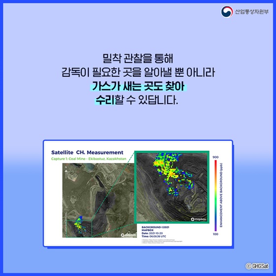 밀착 관찰을 통해 감독이 필요한 곳을 알아낼 뿐 아니니라 가스가 새는 곳도 찾아 수리할 수 있답니다.