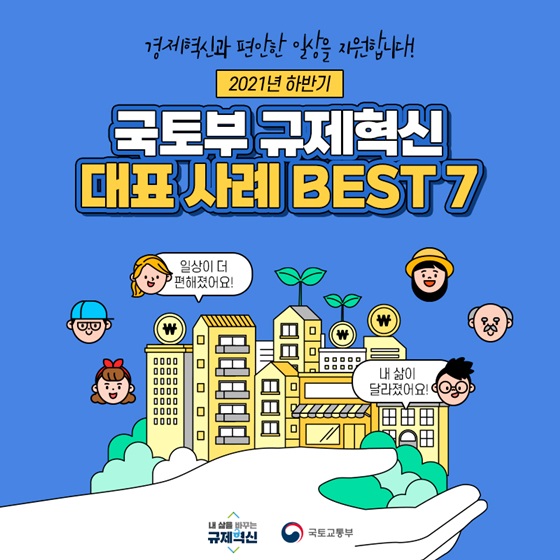 2021 규제혁신 대표사례 BEST 7