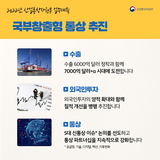 국부창출형 통상 추진
