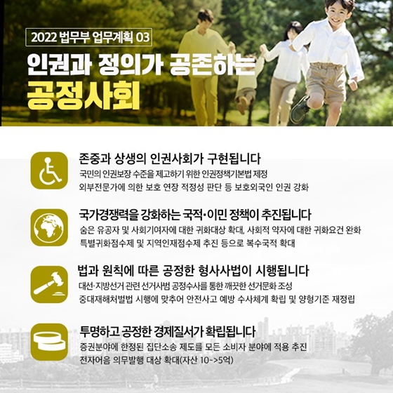 2022년 법무부 업무계획