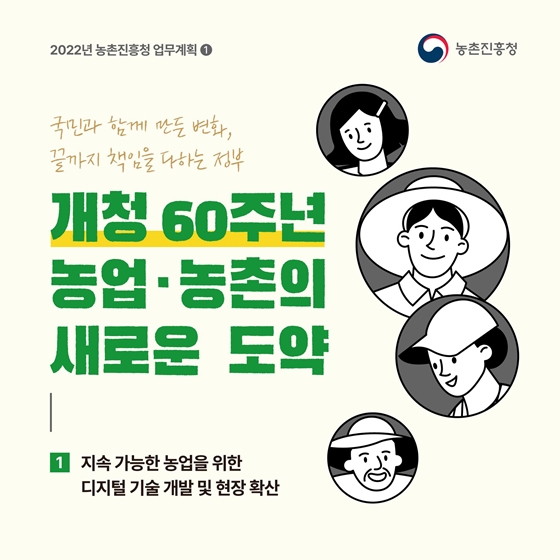 2022년 농촌진흥청 업무계획 - ①