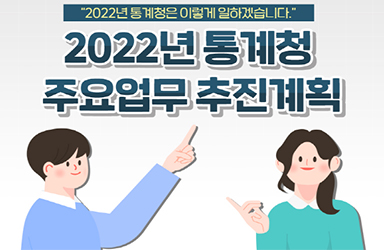 2022년 통계청 업무계획 이미지