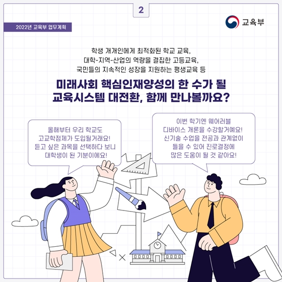 2022년 교육부 업무계획 - ②편