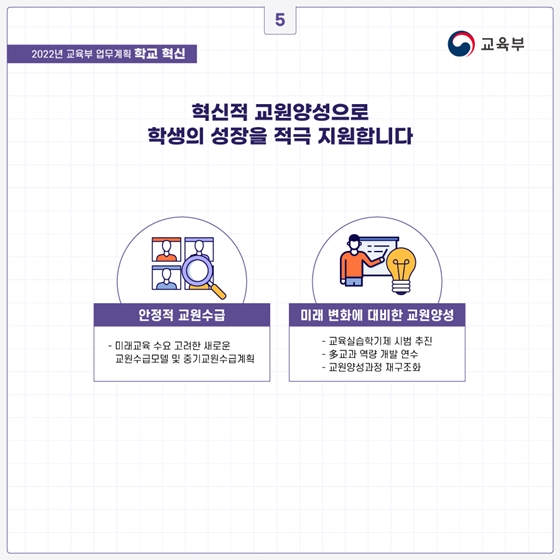 2022년 교육부 업무계획 - ②편