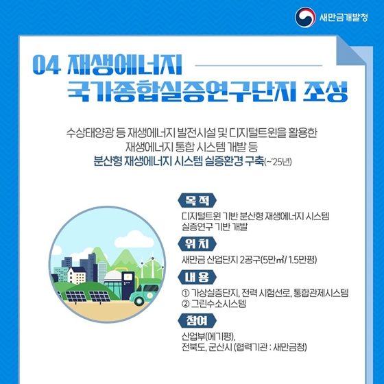 2022년 새만금개발청 핵심 추진과제 - ①편