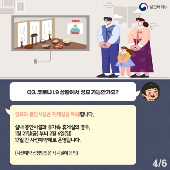 설 연휴에 고향을 방문해도 될까요